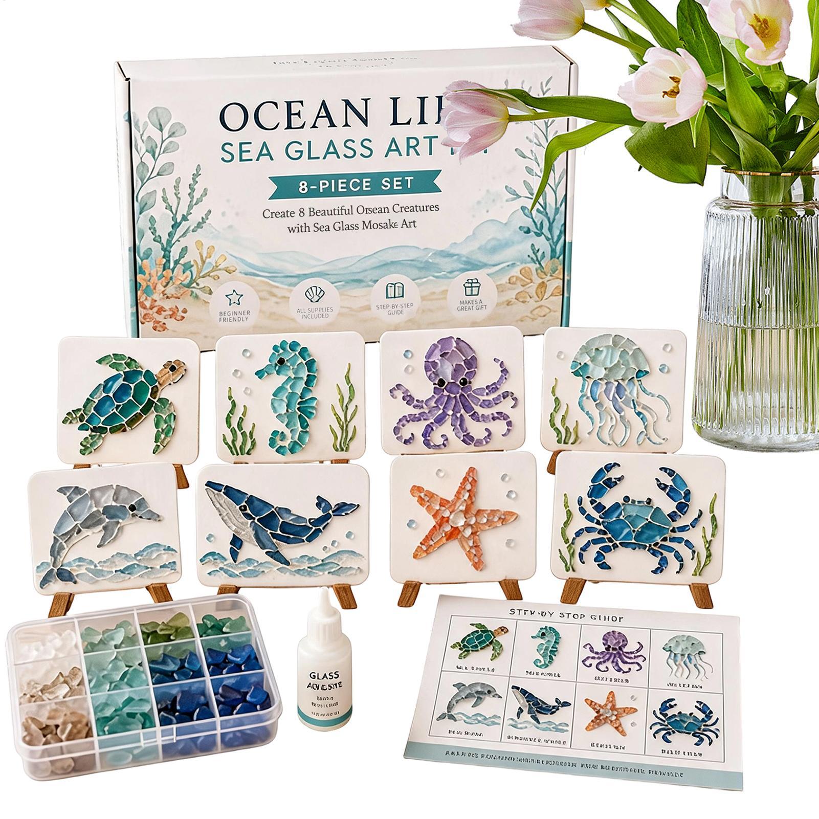 Art Craft Kits For Adults - Tuinbloemen Mozaïek Kunst DIY Knutselset Cottagecore