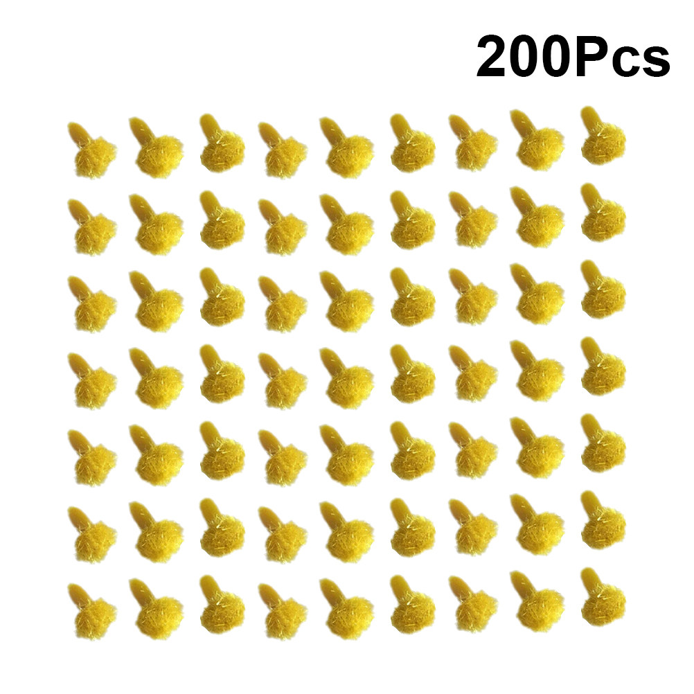 Art Craft Flower - 200 stuks levendige zonnebloemstempels, simulatie bloemdecoratie-accessoires