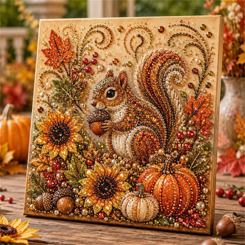Art Craft Flower - Herfst Diamant Parel Schilderkit Herfst Parel