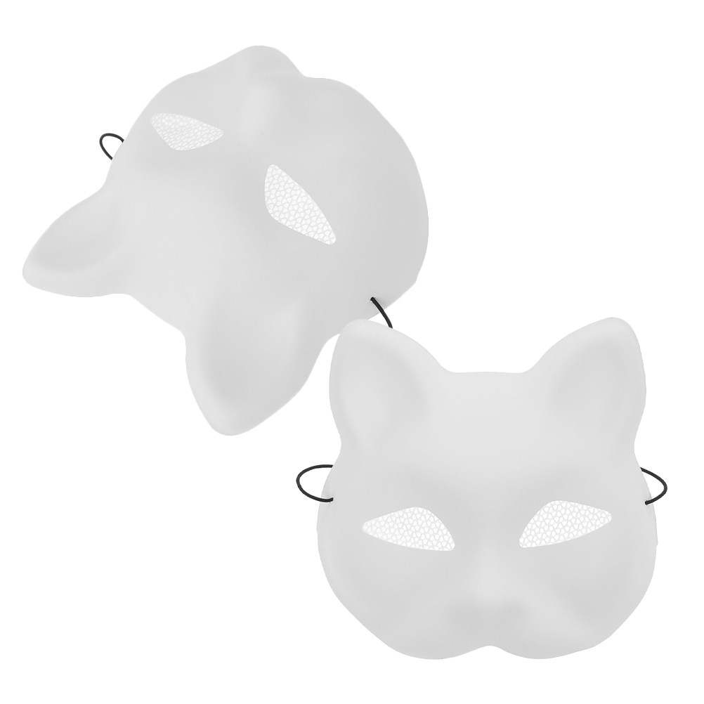 Art Craft Activities For Preschoolers - 2 stuks schattige kattenontwerp beschilderbare plastic