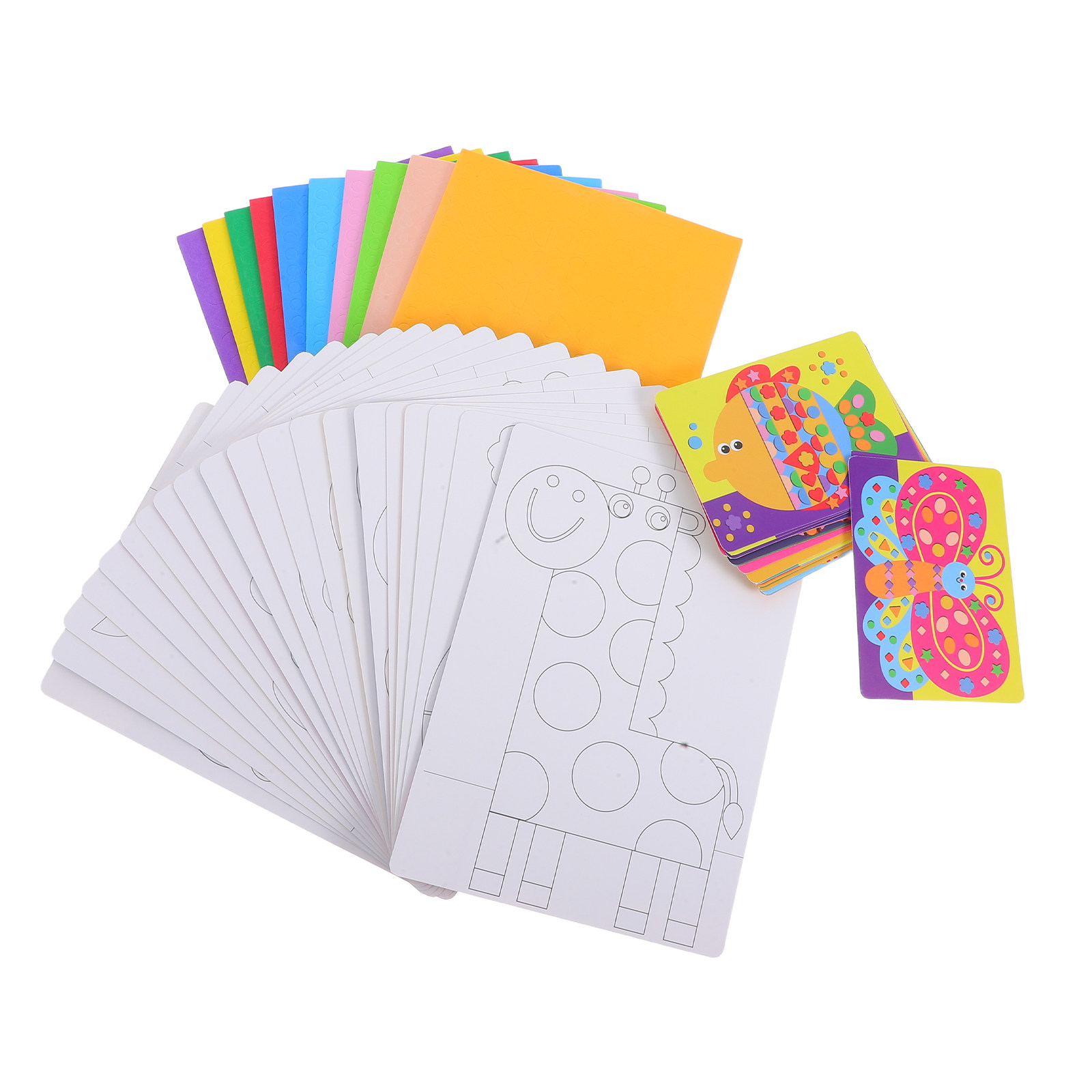 Art Craft Activities For Preschoolers - 1Set Levendige 3D Eva Dieren Sticker