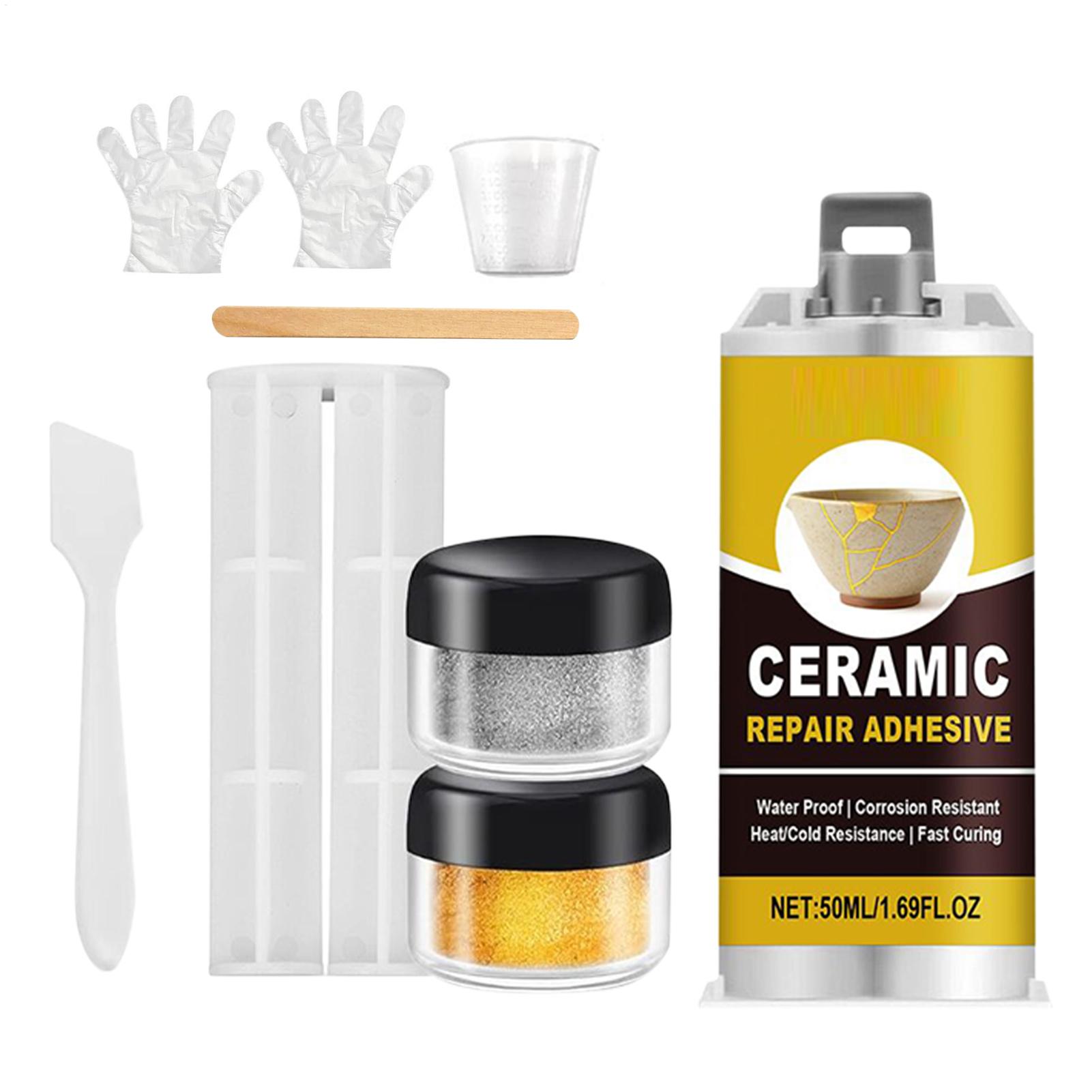 Art Craft Workshop - Kintsugi reparatieset gouden keramische lijm, voedselveilige