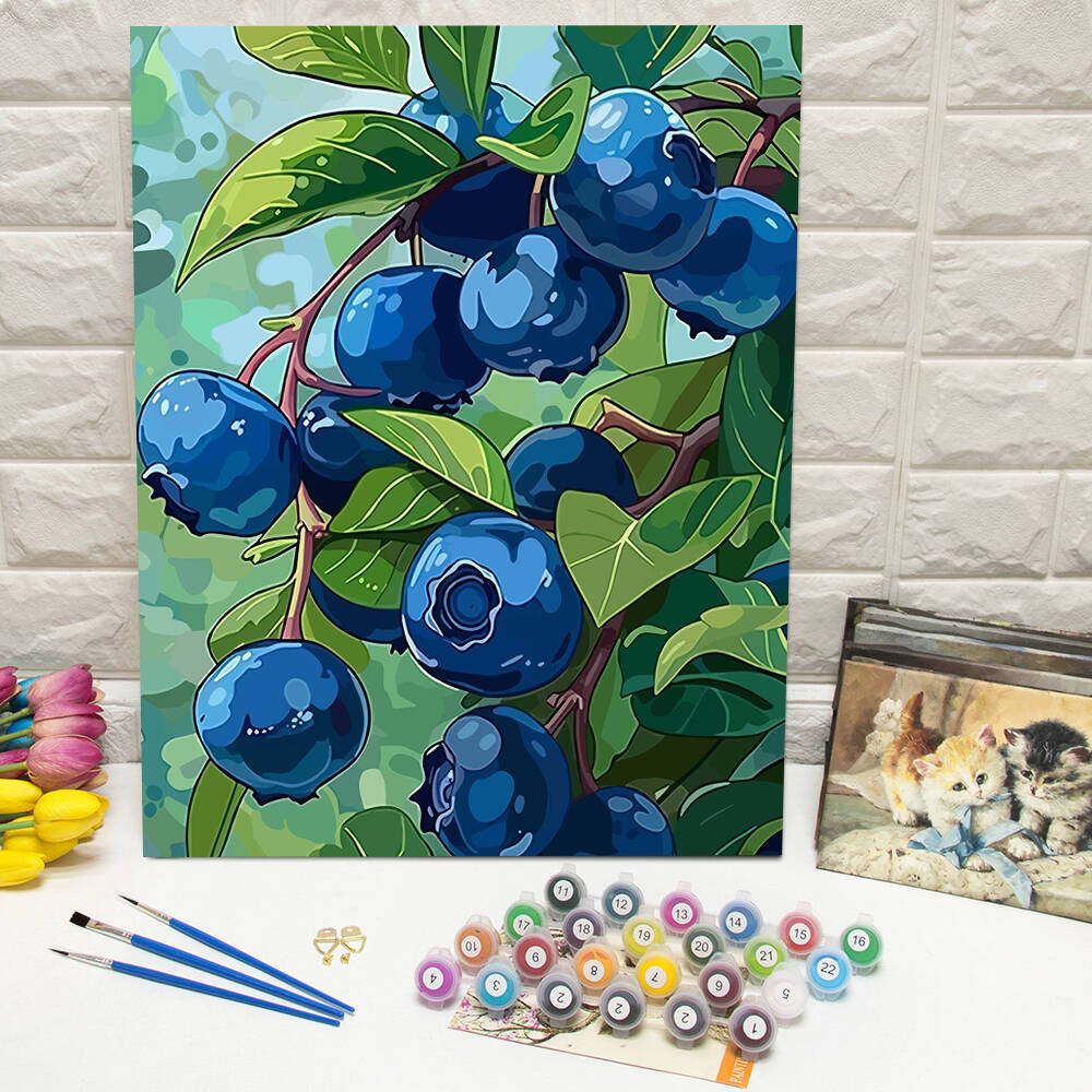Art Craft Number - Olieverfschilderij van nummers Berglandschap DIY Digitaal