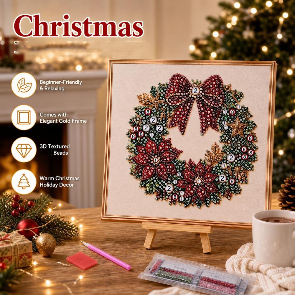 Art Craft Adult - Kerst Parel Diamant Schilderkunst Set Met