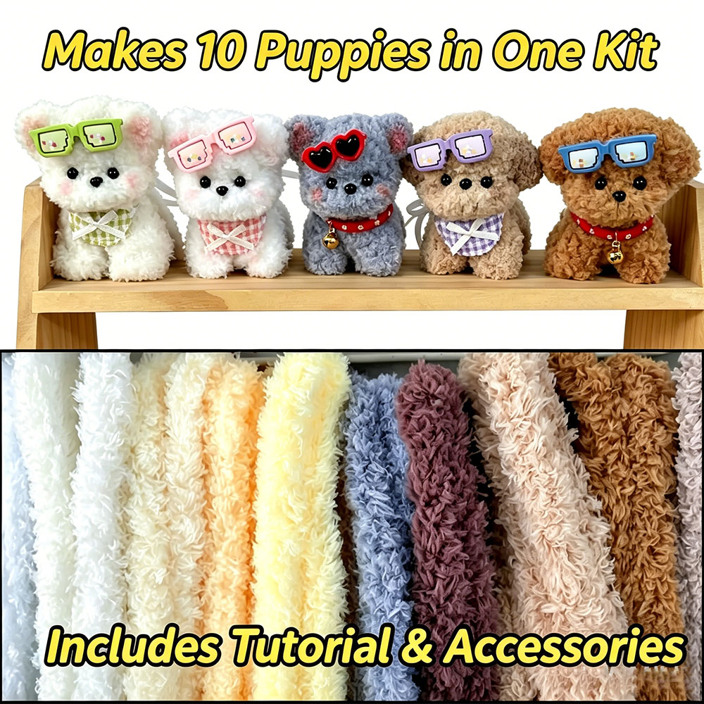Art Craft Video - Zachte Chenille-stengels DIY Puppy Craft Making