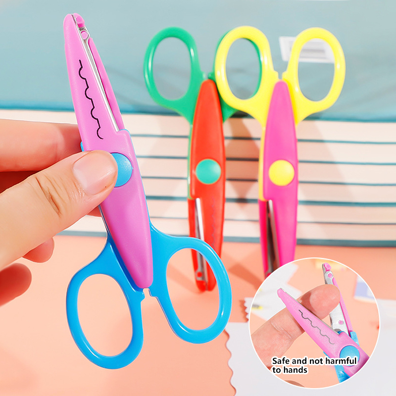 Art And Craft Zig Zag Scissors - Decoratieve schaar met golfpatroon, veilige knutselschaar