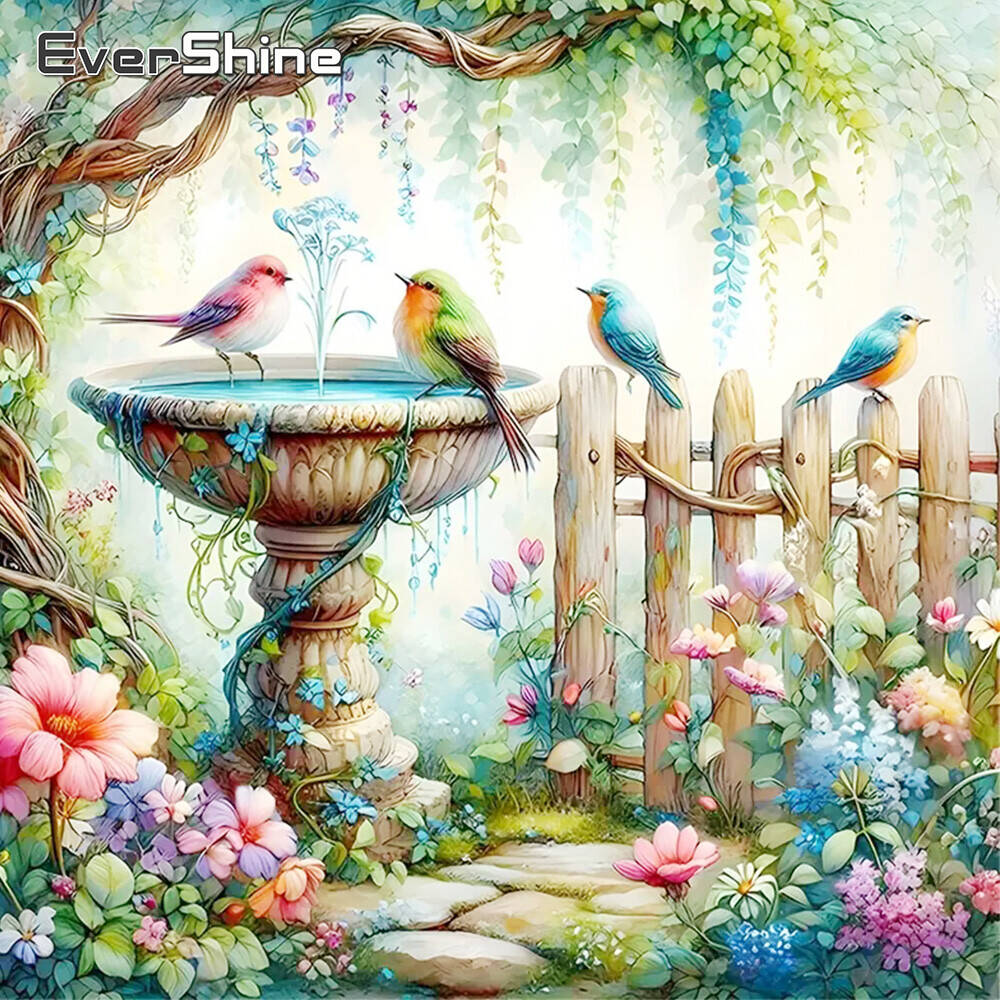 Art Craft Hobbies - Evershine Landschap Diamant Mozaïek Vogel Geschikt