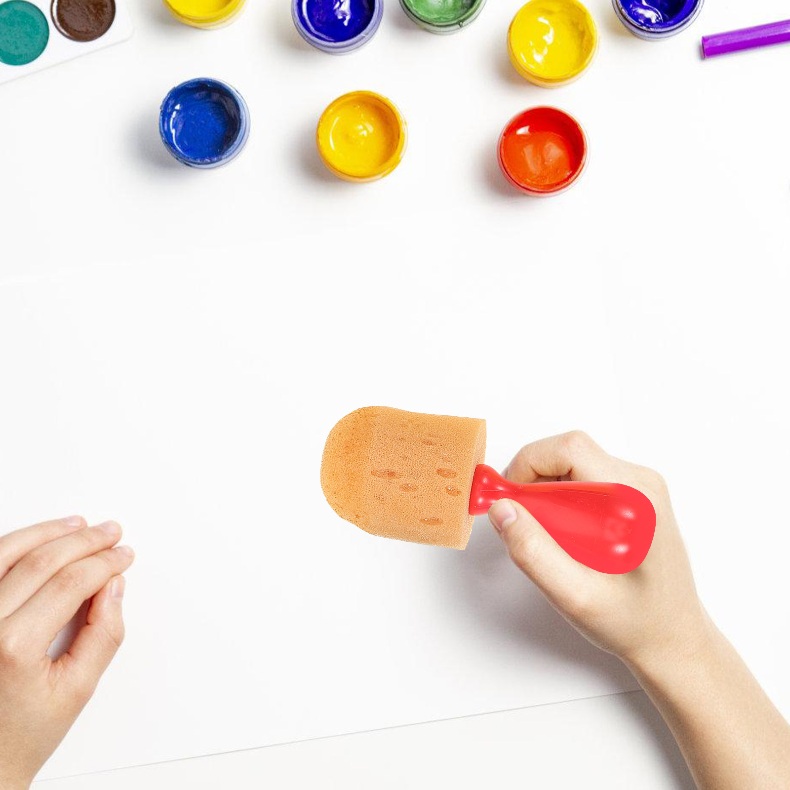 8-delige bolvormige sponsverfk - Art Craft Activities For Preschoolers recensie en prijs