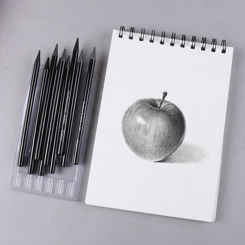 Houtvrije grafiet schetspotloo - Sketching Charcoal Set recensie en prijs