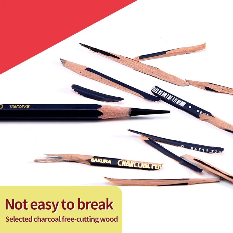 SAKURA Houtskoolpotlood Schets - Sketching Charcoal Set recensie en prijs