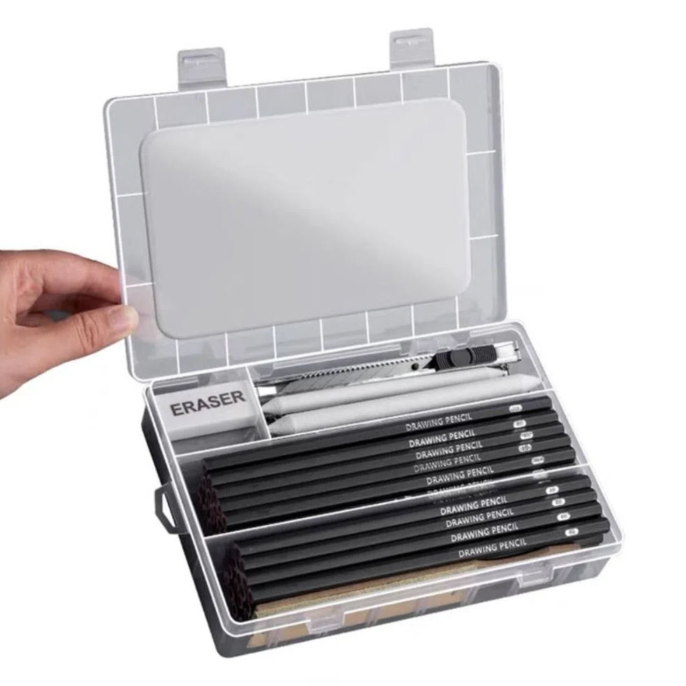 Grafiet Gemengd Schetspotlood  - Sketching Charcoal Set recensie en prijs