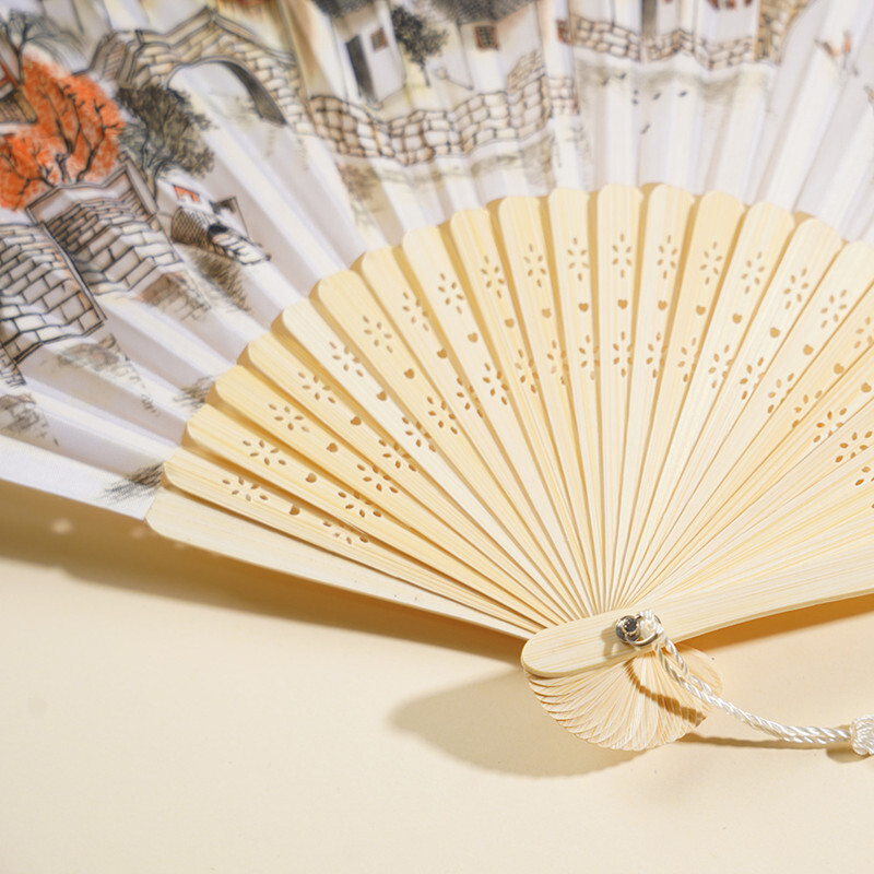 Chinese Zijde Vouwventilator V - Art Craft Video recensie en prijs