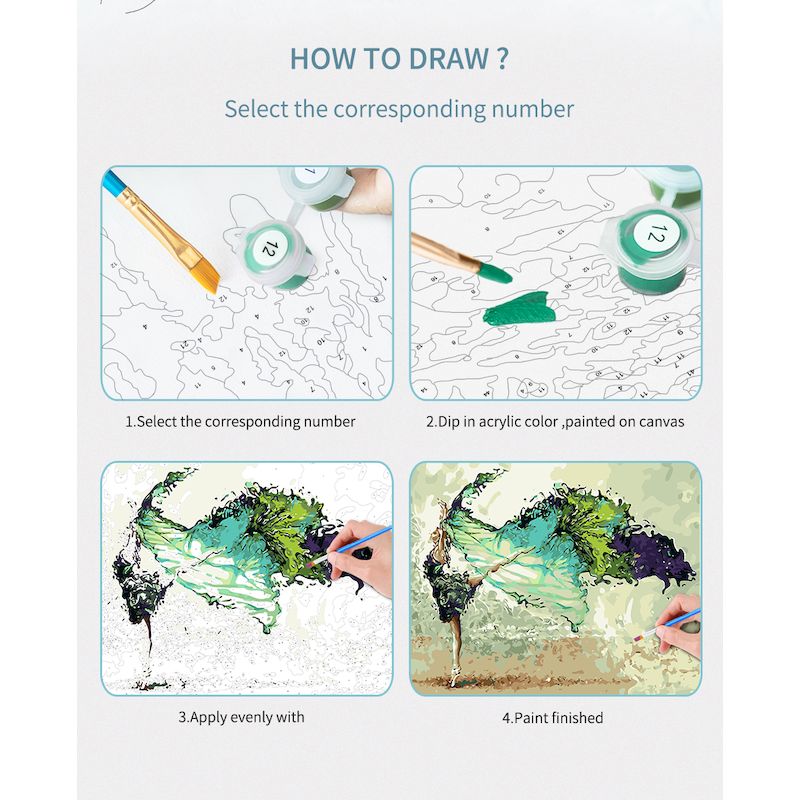 GATYZTORY Strandroos Schildere - Art Craft Decoration Ideas recensie en prijs