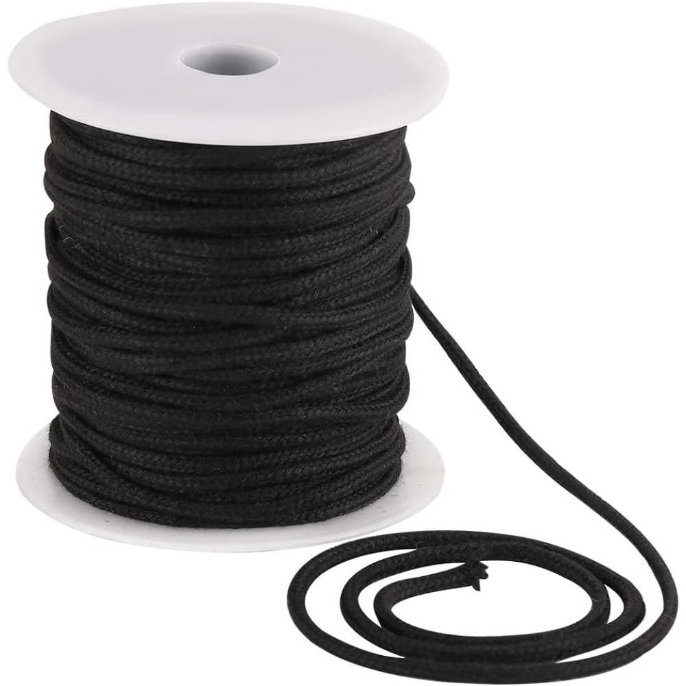 4mm 33Yards Zwart Katoenen Tou - Macrame Cord Cotton recensie en prijs