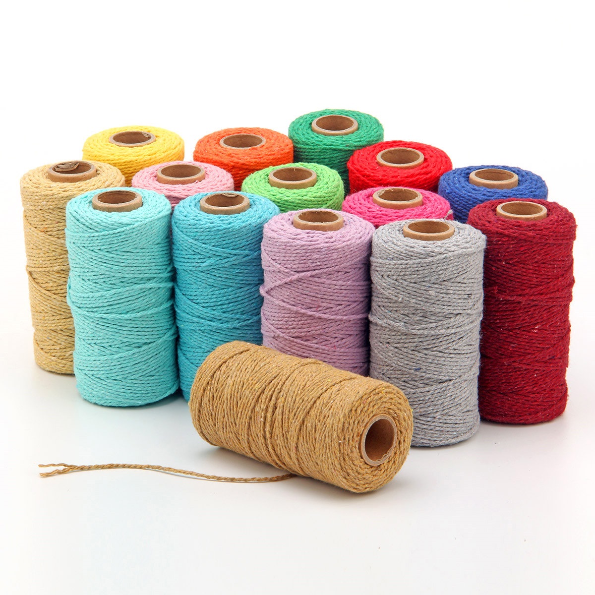 2mm touw gedraaid koord 100m k - Macrame Cord Cotton recensie en prijs