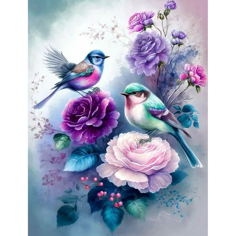 1 set diamant schilderij met v - Art Craft Flower recensie en prijs