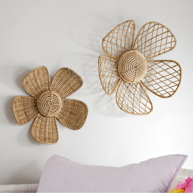Nordic Geweven Rotan Bloem Muu - Art Craft Flower recensie en prijs