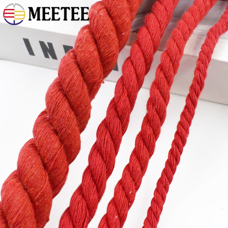4/5/10M Rood Katoenen Touw 3 S - Macrame Cord Cotton recensie en prijs