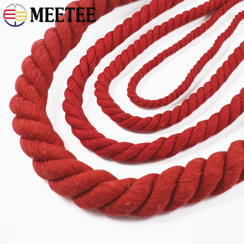 4/5/10M Rood Katoenen Touw 3 S - Macrame Cord Cotton recensie en prijs