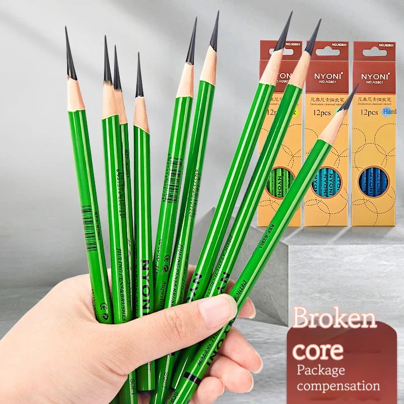 10/12 stuks professionele sche - Sketching Charcoal Set recensie en prijs