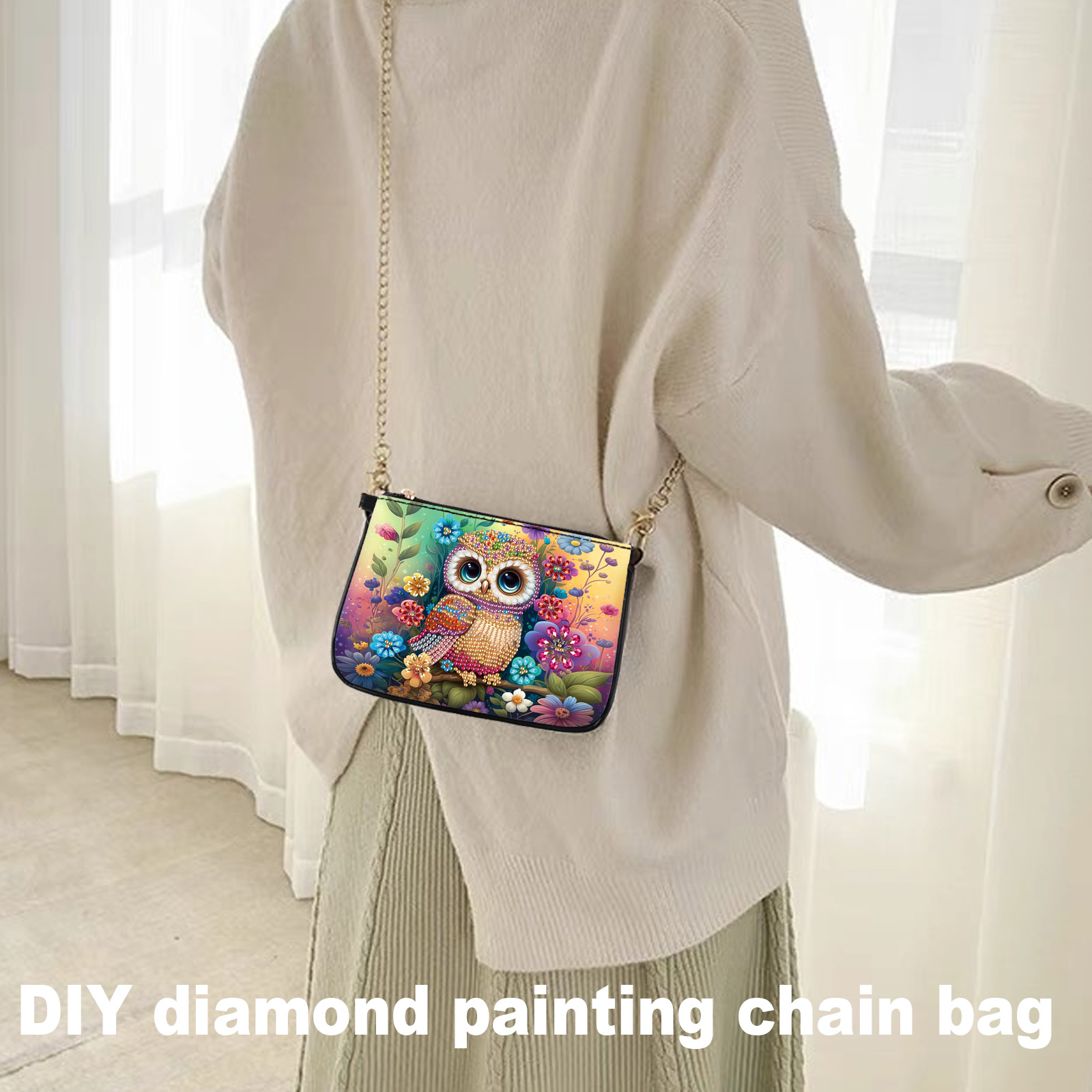 Kleurrijke Uil Diamond Art Sch - Art Craft Adult recensie en prijs