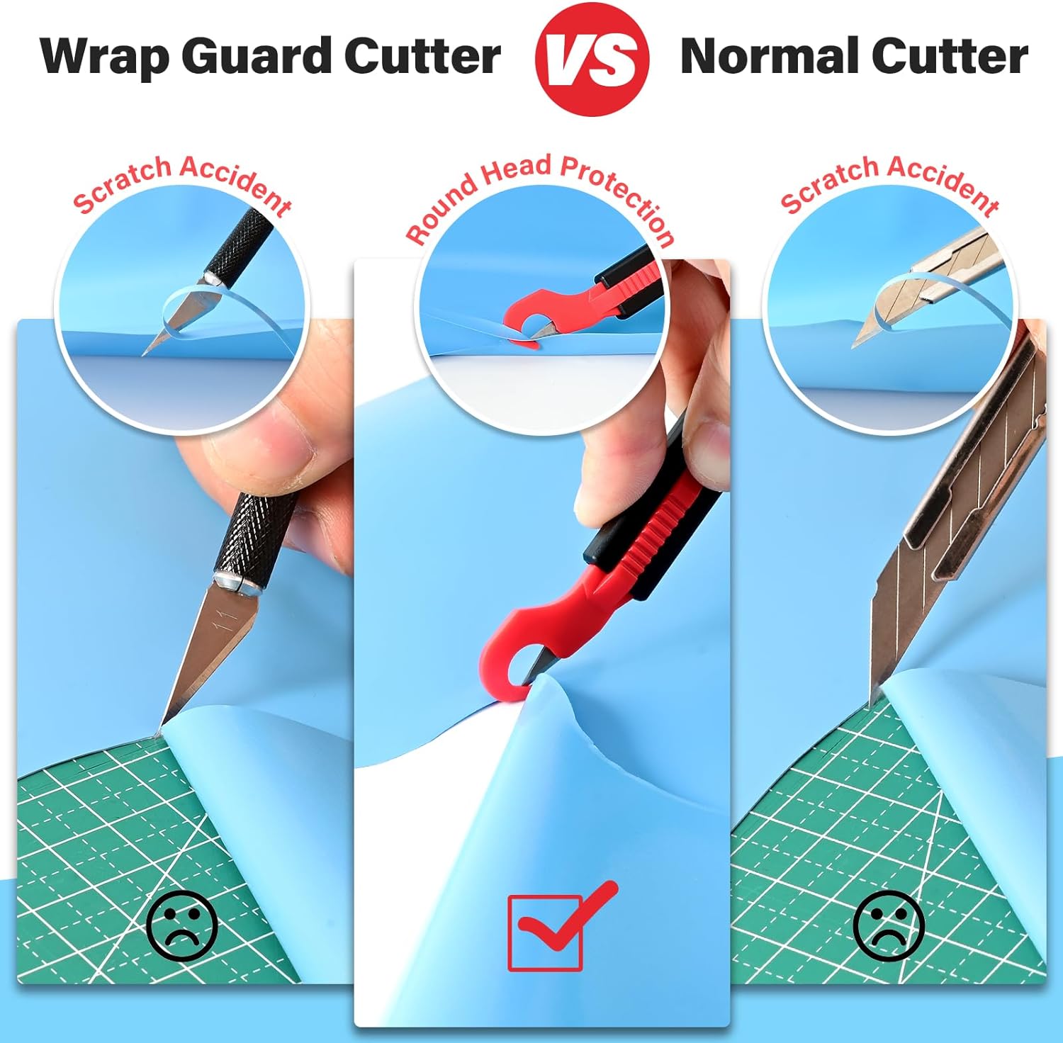 Ehdis 2Pcs Safety Guard Cutter - Art Craft Knife recensie en prijs
