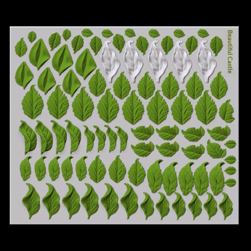 Miniatuur blad siliconen mal 3 - Art Craft Clay recensie en prijs