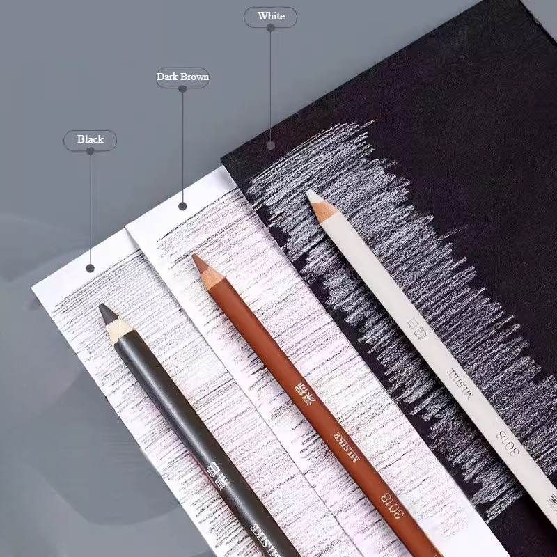 MLSIKE Kleur Houtskool Potlode - Sketching Charcoal Set recensie en prijs
