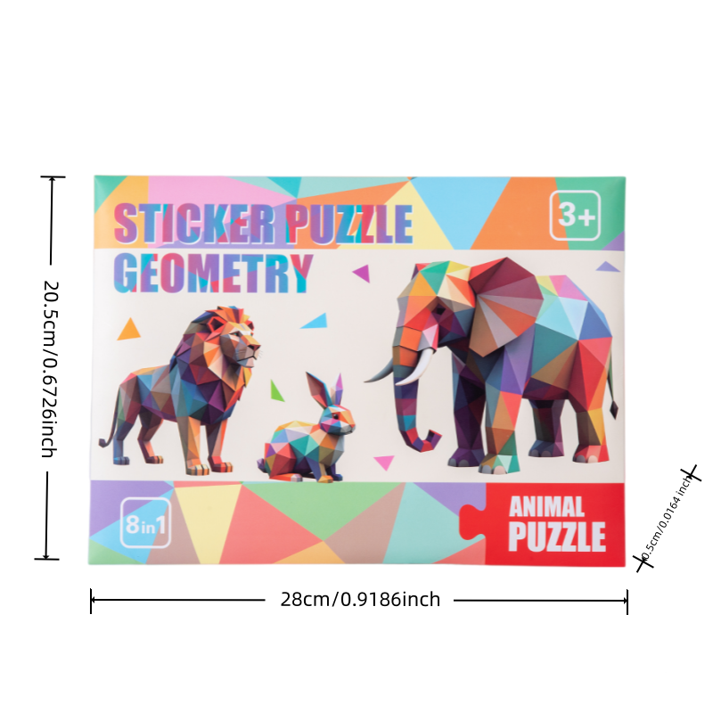 Educatieve geometrie dieren st - Art Craft For Preschoolers recensie en prijs
