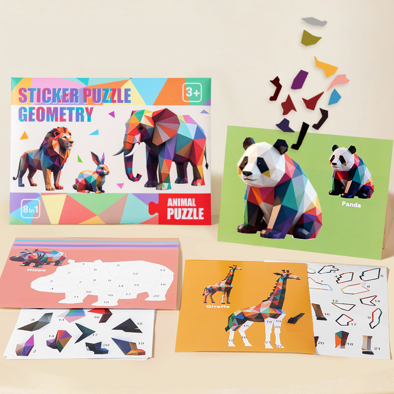 Educatieve geometrie dieren st - Art Craft For Preschoolers recensie en prijs