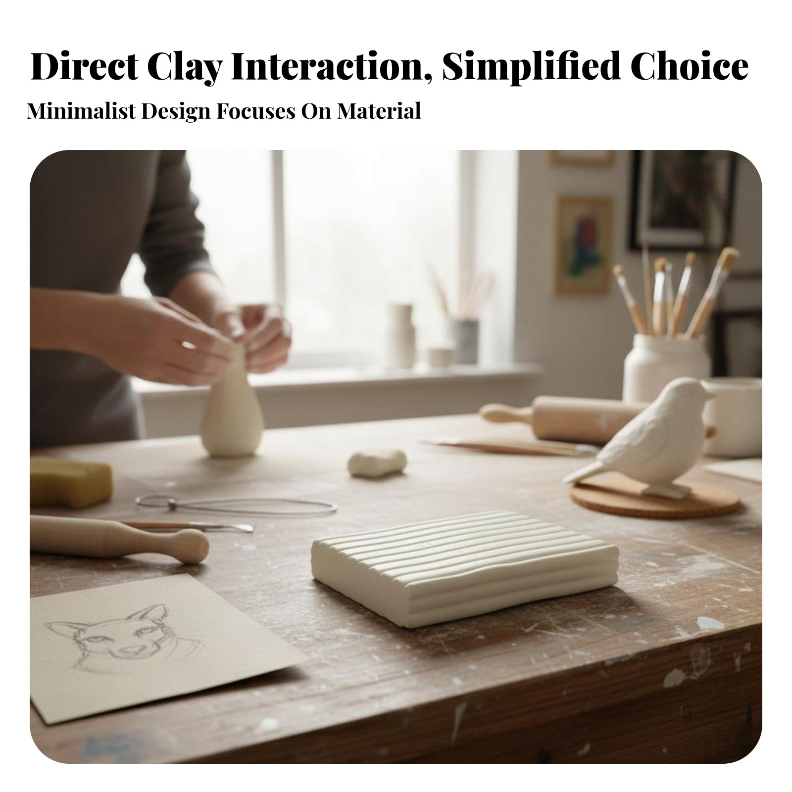 Niet-hardende kleibalk Herbrui - Art Craft Clay recensie en prijs