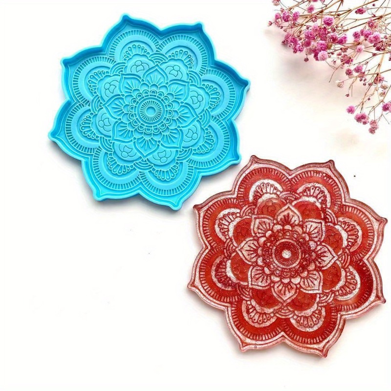 Mandala Coaster Siliconen Mal  - Art Craft Flower recensie en prijs
