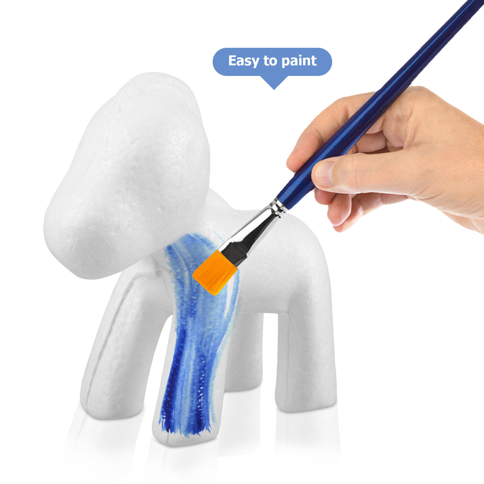 2 stuks witte schuim-eenhoornv - Art Craft Flower recensie en prijs