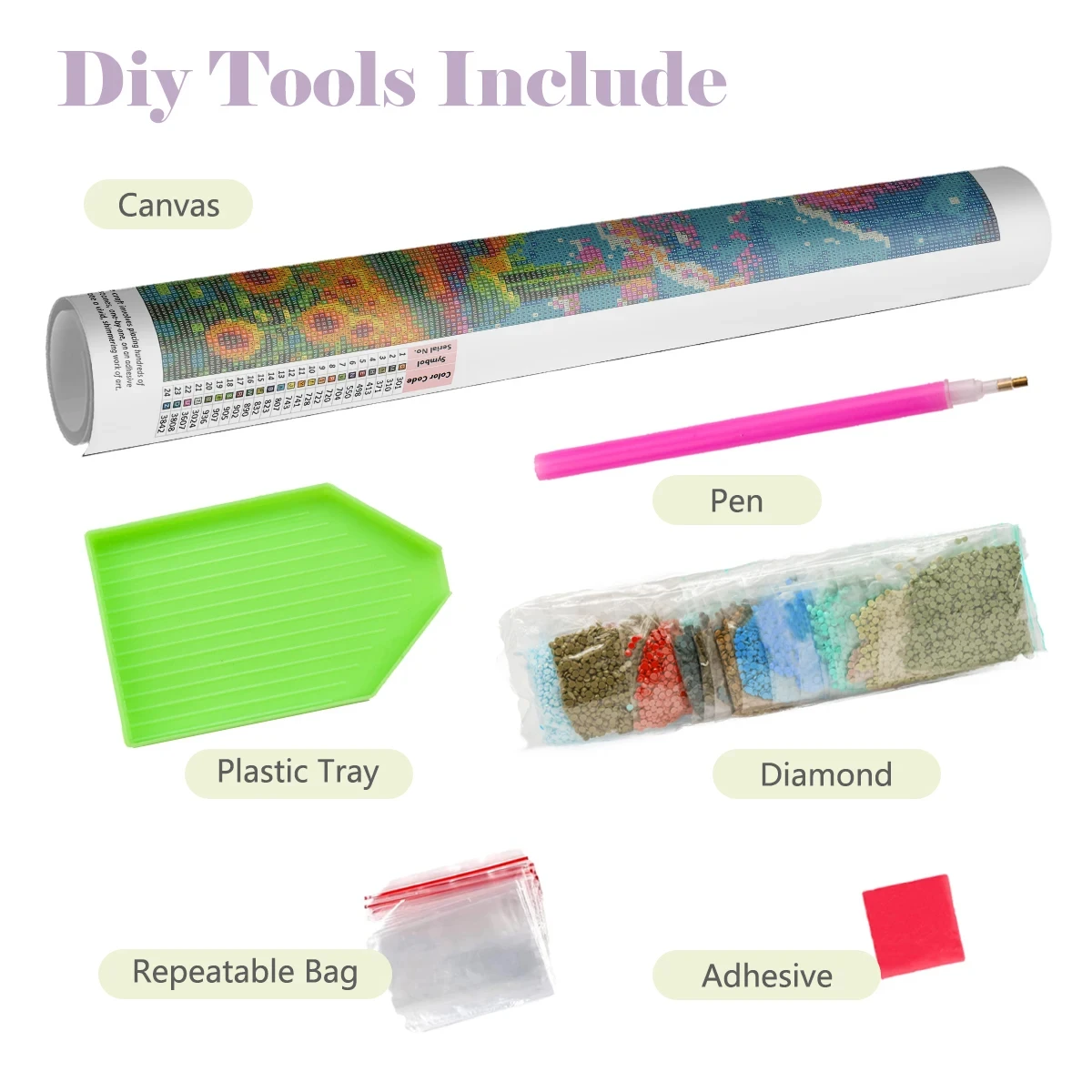 DIY 5D Diamant Schilderij, Day - Art Craft Hobbies recensie en prijs