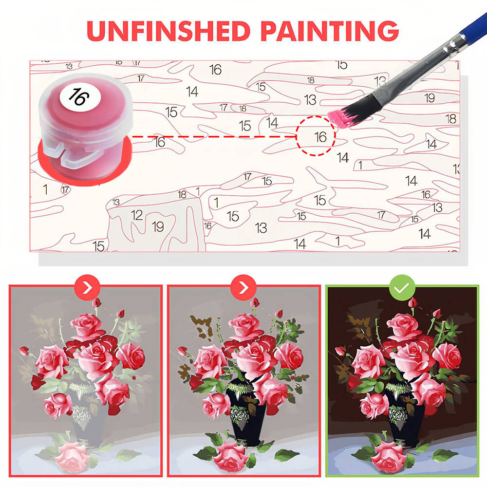 Olieverfschilderij van nummers - Art Craft Number recensie en prijs