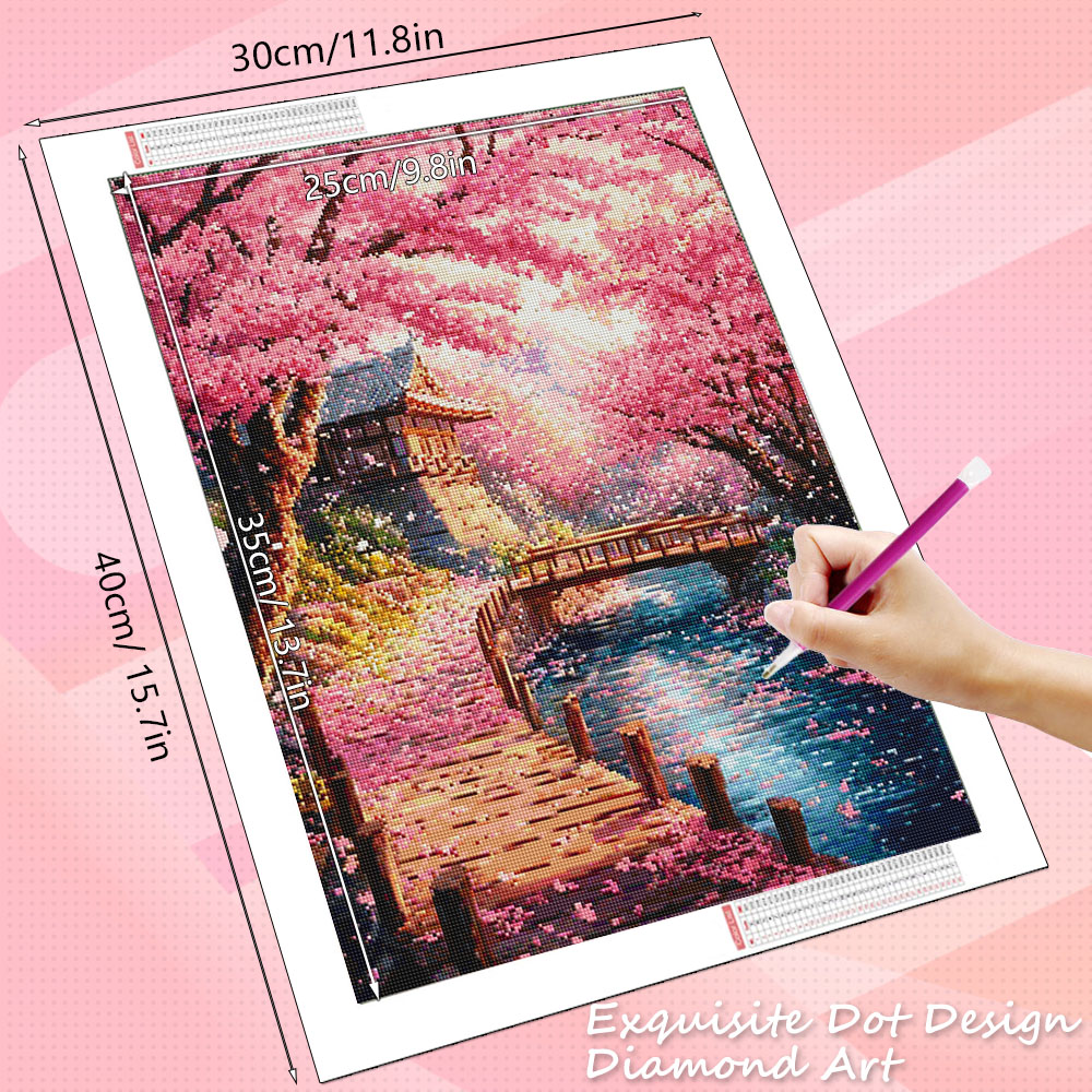 HUACAN Diamond Art House Lands - Art Craft Hobbies recensie en prijs