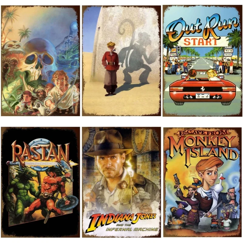 80s klassieke videogame metale - Art Craft Video recensie en prijs