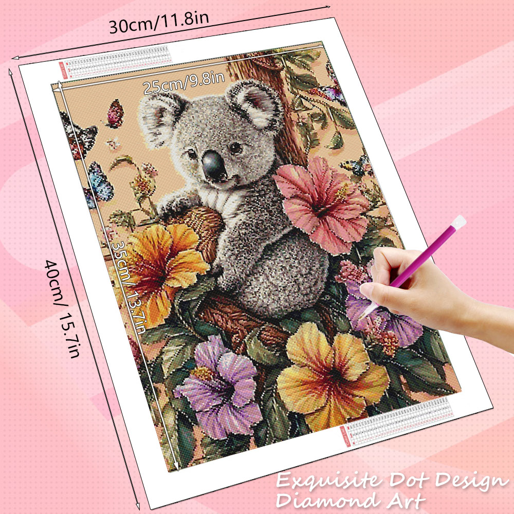 HUACAN Diamond Art Koala Anima - Art Craft Hobbies recensie en prijs