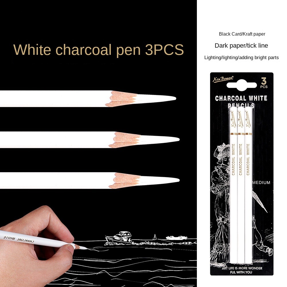 3 stuks zachte/middelgrote/har - Sketching Charcoal Set recensie en prijs
