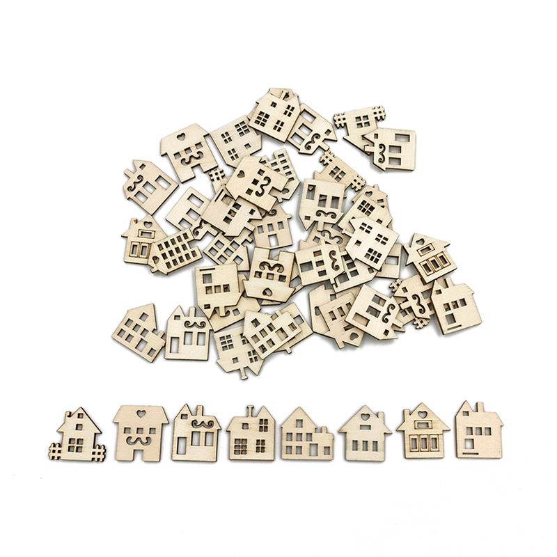 50 stuks ongeverfde houtplakke - Art Craft Activities For Preschoolers recensie en prijs